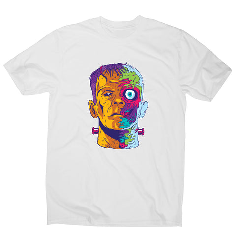 Psychedelic frankenstein - funny halloween men's t-shirt - Graphic Gear