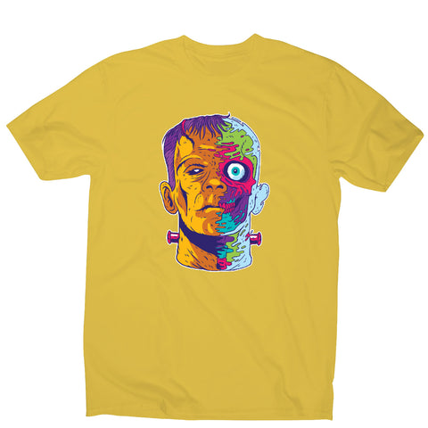 Psychedelic frankenstein - funny halloween men's t-shirt - Graphic Gear