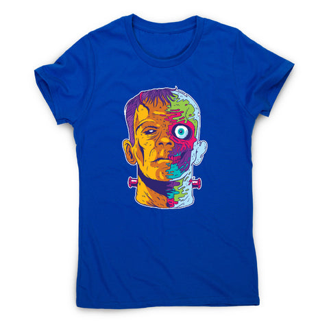 Psychedelic frankenstein - funny halloween women's t-shirt - Graphic Gear