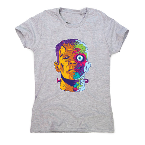 Psychedelic frankenstein - funny halloween women's t-shirt - Graphic Gear