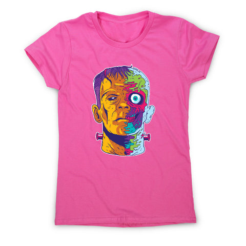 Psychedelic frankenstein - funny halloween women's t-shirt - Graphic Gear