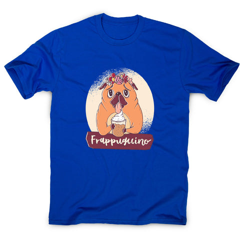 Pug frappuccino - funny dog men's t-shirt - Graphic Gear
