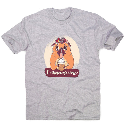 Pug frappuccino - funny dog men's t-shirt - Graphic Gear