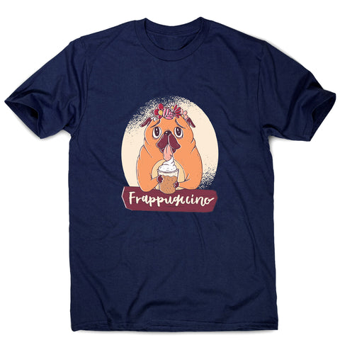Pug frappuccino - funny dog men's t-shirt - Graphic Gear
