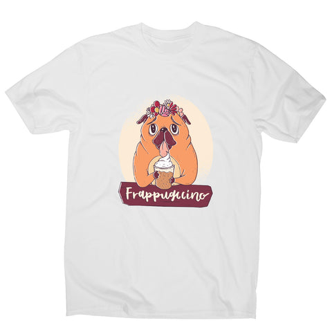 Pug frappuccino - funny dog men's t-shirt - Graphic Gear
