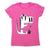 Punk rock dinosaur - women's funny premium t-shirt - Graphic Gear