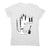 Punk rock dinosaur - women's funny premium t-shirt - Graphic Gear