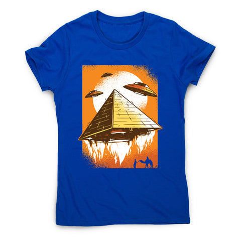 Pyramid ufo - funny ufo women's t-shirt - Graphic Gear