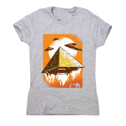 Pyramid ufo - funny ufo women's t-shirt - Graphic Gear