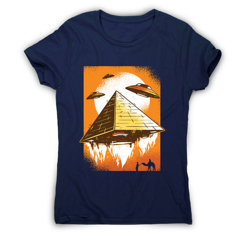 Pyramid ufo - funny ufo women's t-shirt - Graphic Gear