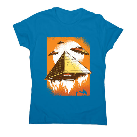 Pyramid ufo - funny ufo women's t-shirt - Graphic Gear