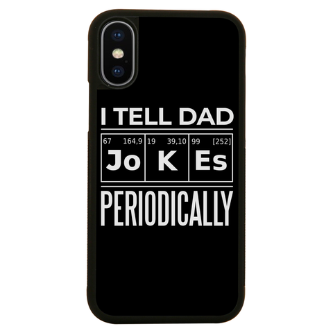 Periodic table dad jokes iPhone case iPhone XS