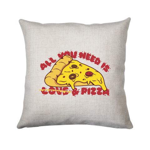 Pizza slice love cushion 40x40cm Cover Only