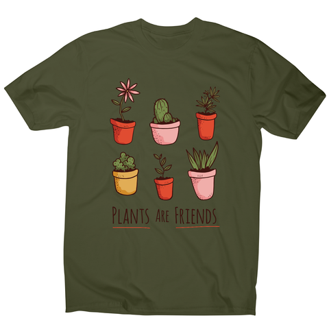 Plants are friends awesome t-shirt men's - Graphic Gear