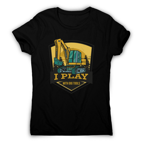 Play with big tools women's t-shirt Black