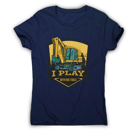 Play with big tools women's t-shirt Navy
