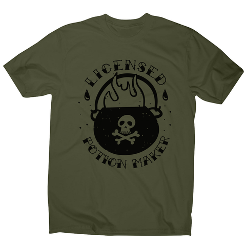 Potion maker men's t-shirt Military Green
