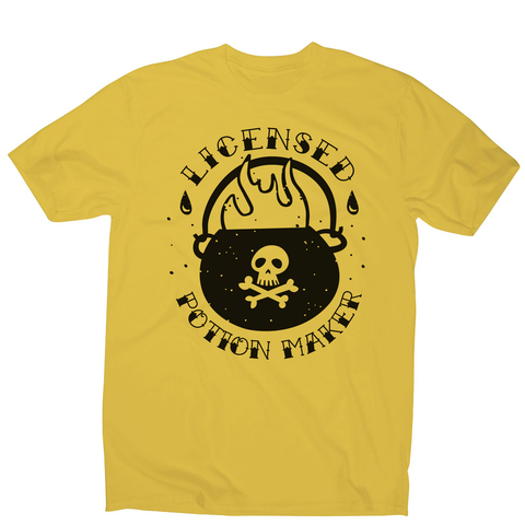 Potion maker men's t-shirt Yellow