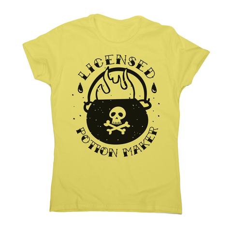 Potion maker women's t-shirt Yellow