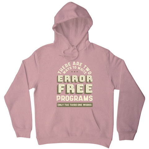 Programmer quote hoodie Nude