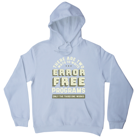 Programmer quote hoodie White