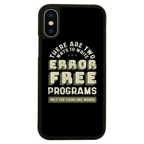 Programmer quote iPhone case iPhone XS