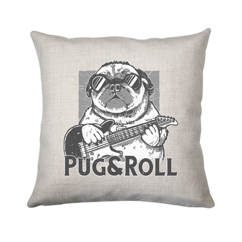Pug and roll cushion 40x40cm Cover Only