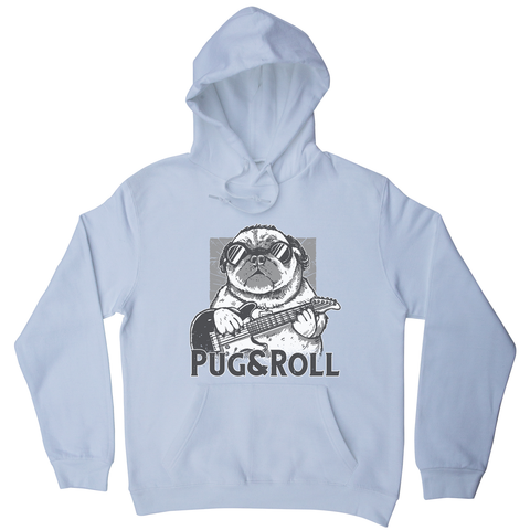 Pug and roll hoodie White