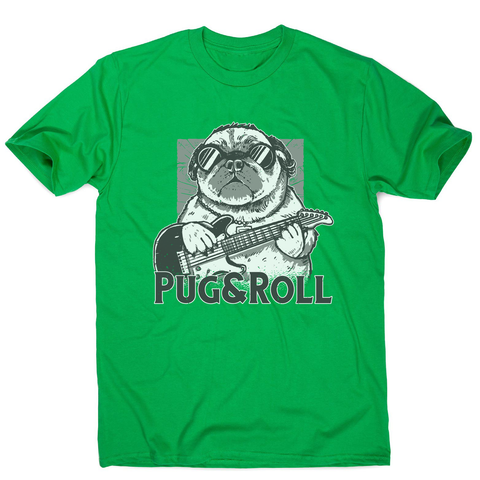 Pug and roll men's t-shirt Green