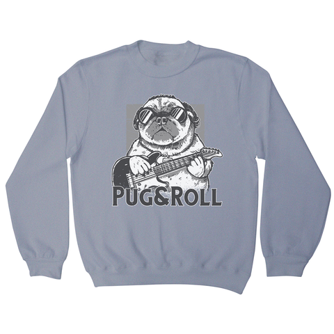 Pug and roll sweatshirt Grey