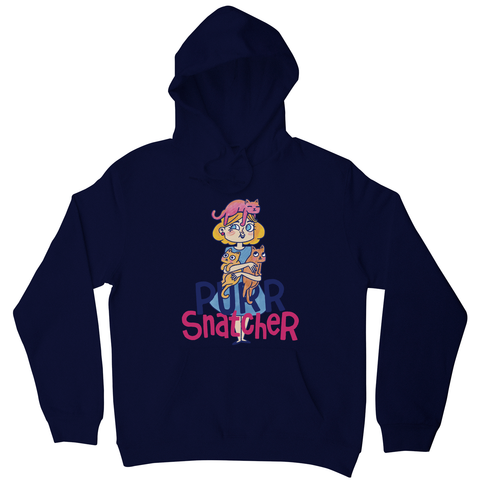 Purr Snatcher hoodie Navy