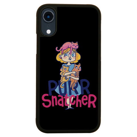 Purr Snatcher iPhone case iPhone XR