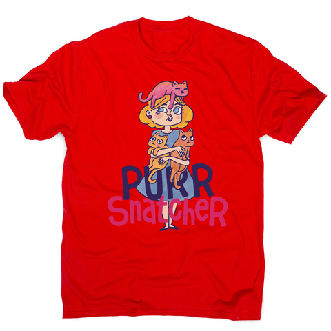 Purr Snatcher men's t-shirt Red