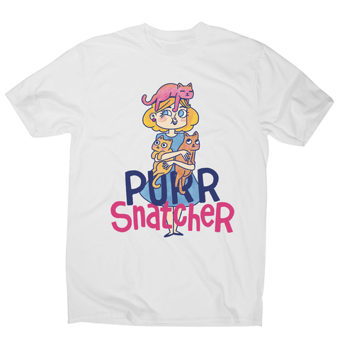 Purr Snatcher men's t-shirt White