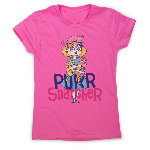 Purr Snatcher women's t-shirt Pink