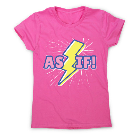 Retro lightning quote - women's funny premium t-shirt - Graphic Gear