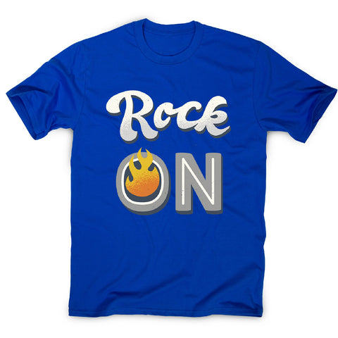 Rock on quote - men's music festival t-shirt - Graphic Gear