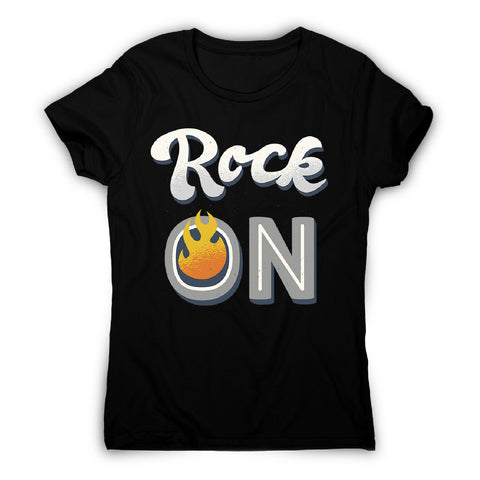 Rock on quote - women's music festival t-shirt - Graphic Gear