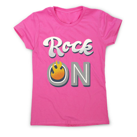 Rock on quote - women's music festival t-shirt - Graphic Gear