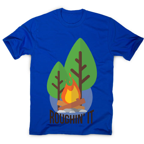 Rough camping - men's funny premium t-shirt - Graphic Gear