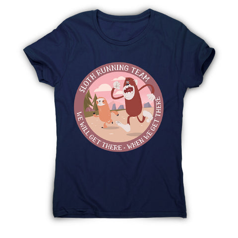Running sloth - women's funny premium t-shirt - Graphic Gear