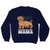 Rauhaardackel mama dog sweatshirt Navy