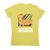 Rauhaardackel mama dog women's t-shirt Yellow