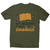 Reading books hobby pun men's t-shirt Military Green