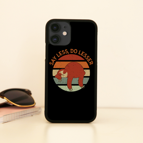 Retro sunset sloth iPhone case iPhone 11 Pro