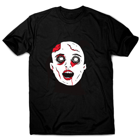 Scary zombie girl - men's funny premium t-shirt - Graphic Gear
