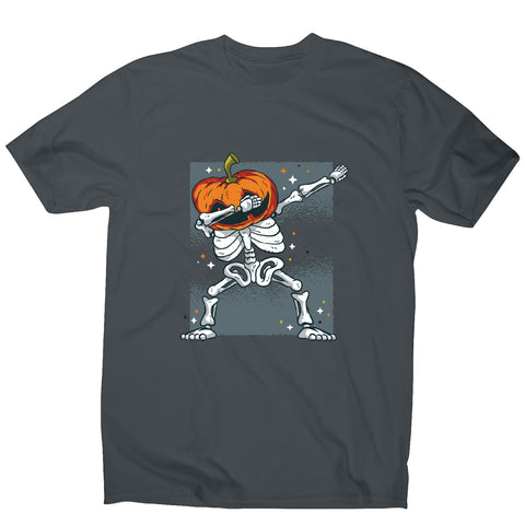 Skeleton dab - funny halloween men's t-shirt - Graphic Gear