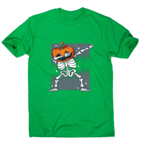 Skeleton dab - funny halloween men's t-shirt - Graphic Gear