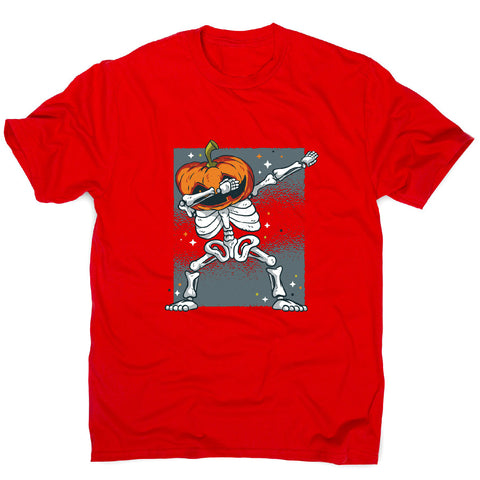 Skeleton dab - funny halloween men's t-shirt - Graphic Gear