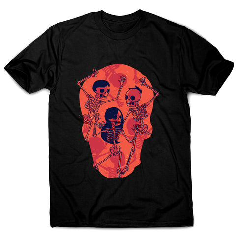 Skeleton spooky dance - men's funny premium t-shirt - Graphic Gear